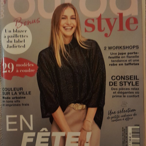 Magazine couture BURDA Janvier 2024