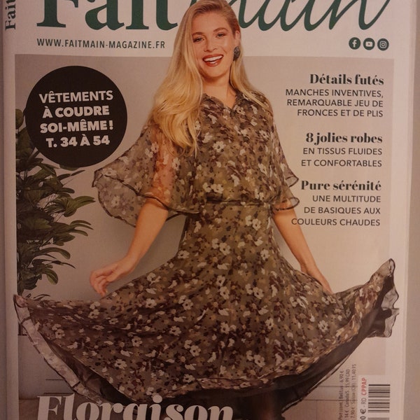 Magazine de couture Fait Main Avril 2024