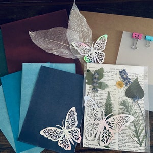 Crea la tua arte solare/Kit di stampa solare/Stampa botanica/Impressione della natura/Carta cianotipica/Stampa solare/Lavoretti creativi/Kit per tutte le età