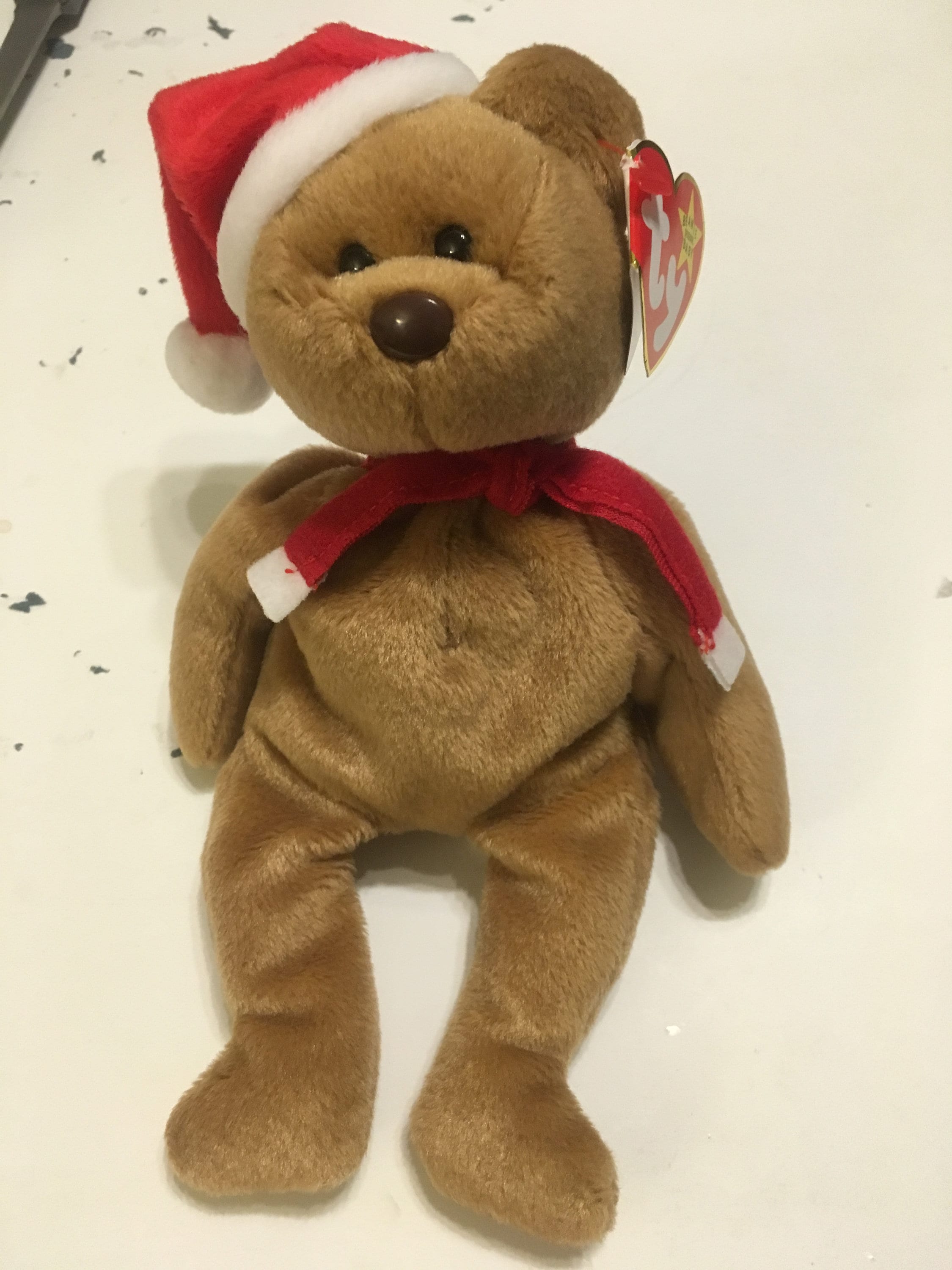 1997 Teddy Christmas Bear Ty Beanie 