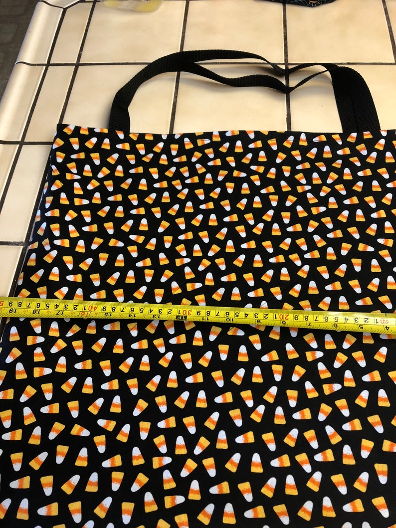 Candy Corn Halloween trick or treat bag