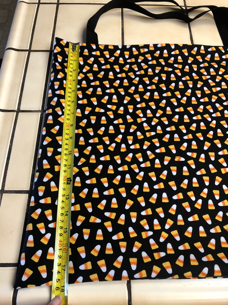 Candy Corn Halloween trick or treat bag