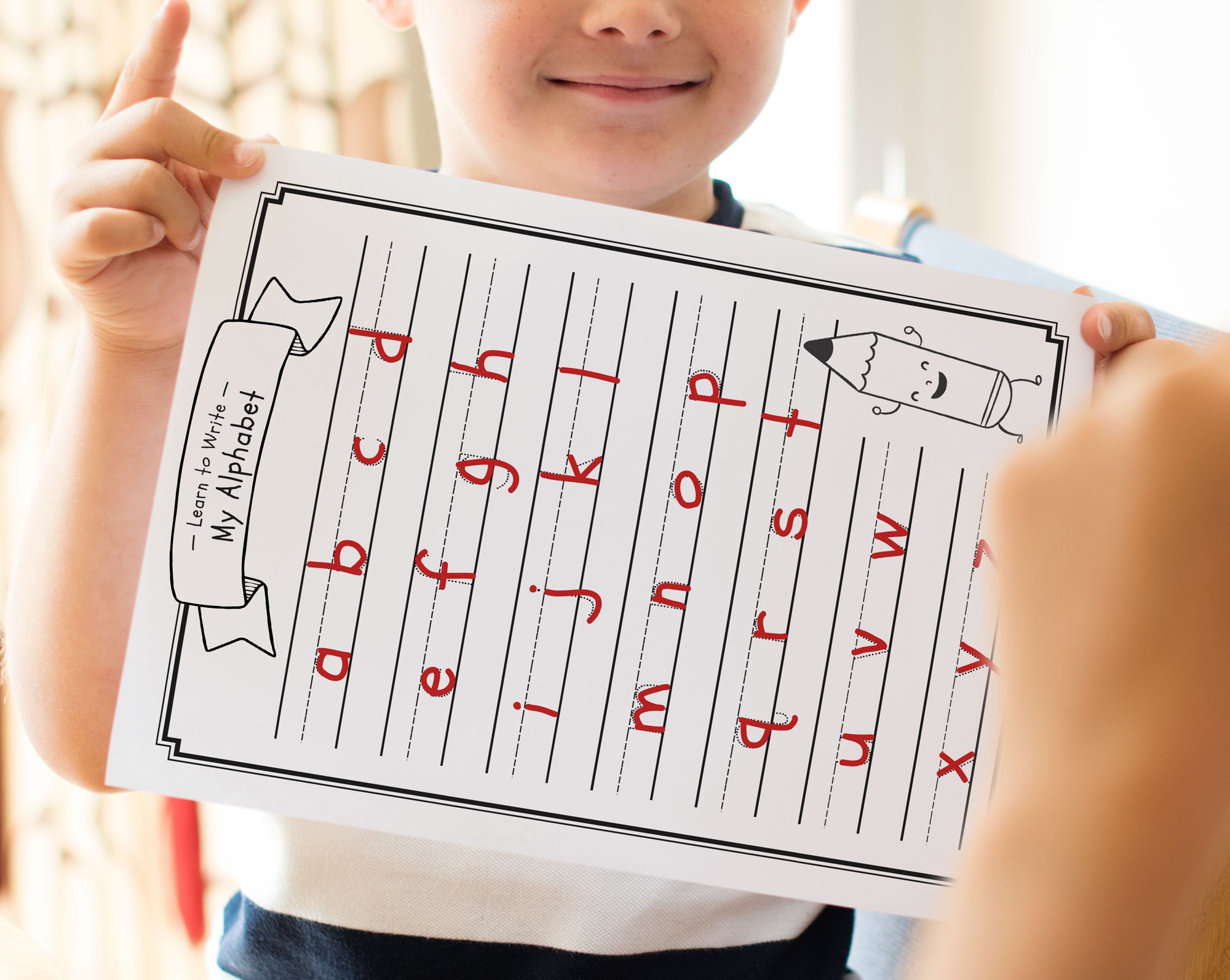 Printable ABC 123 Worksheets Alphabet and Number Tracing | Etsy