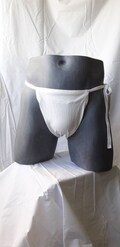 Mokko Fundoshi, traditional Japanese men's loincloth, 100% organic cotton stretch fabric without elastane, without dyes or bleaches. Eczema