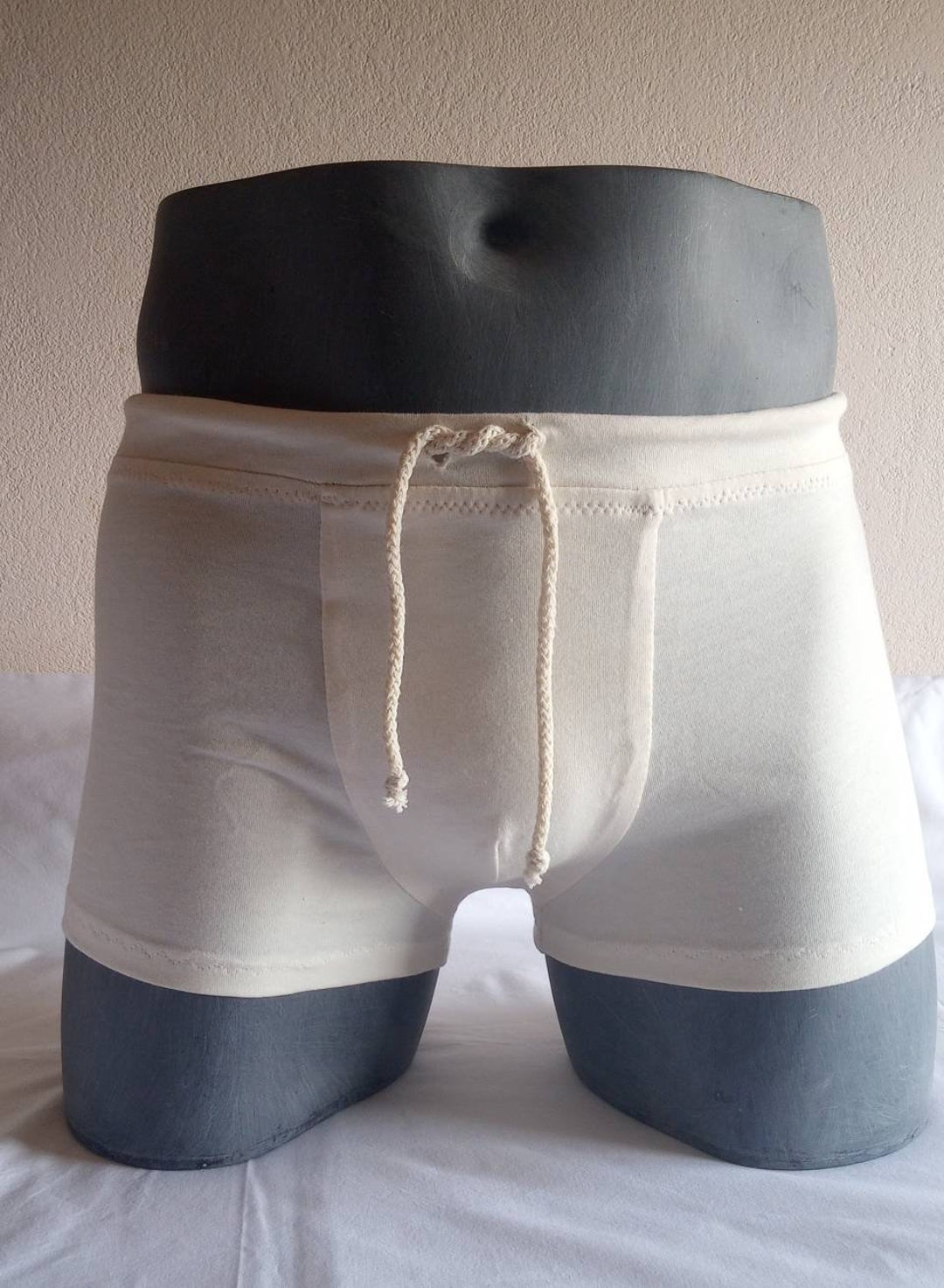 Men's Organic Cotton Boxers, Drawstring Waist, Hypoallergenic, Cotton ...