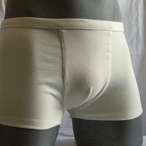 Boxers Hombre algodón orgánico, producción artesanal, antialergénico, solo algodón, transpirable, sin tintes, sin blanqueantes, sin elastano