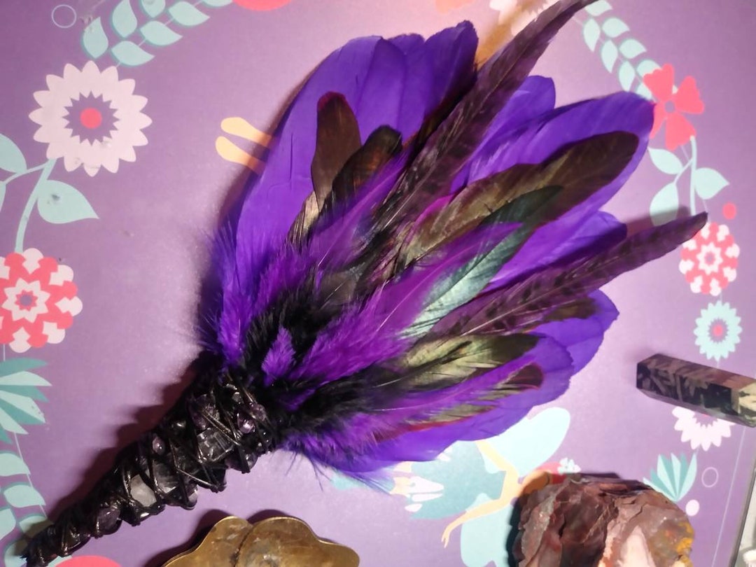 Pure Magic Smudge Feather Smudging Feathers Cleansing Wand Etsy