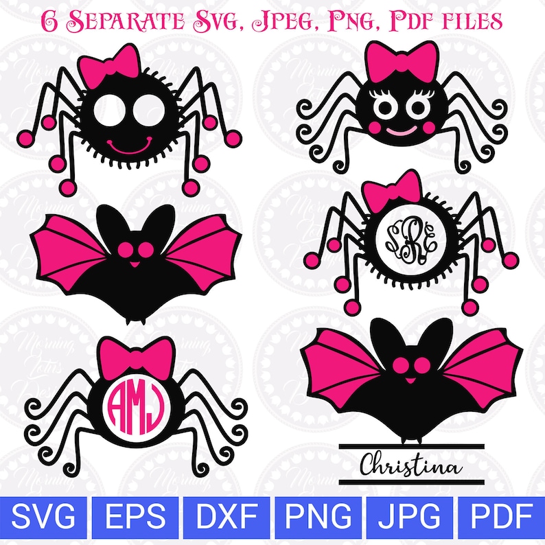 Download Halloween svg Cute Bat svg Bat monogram svg Halloween ...