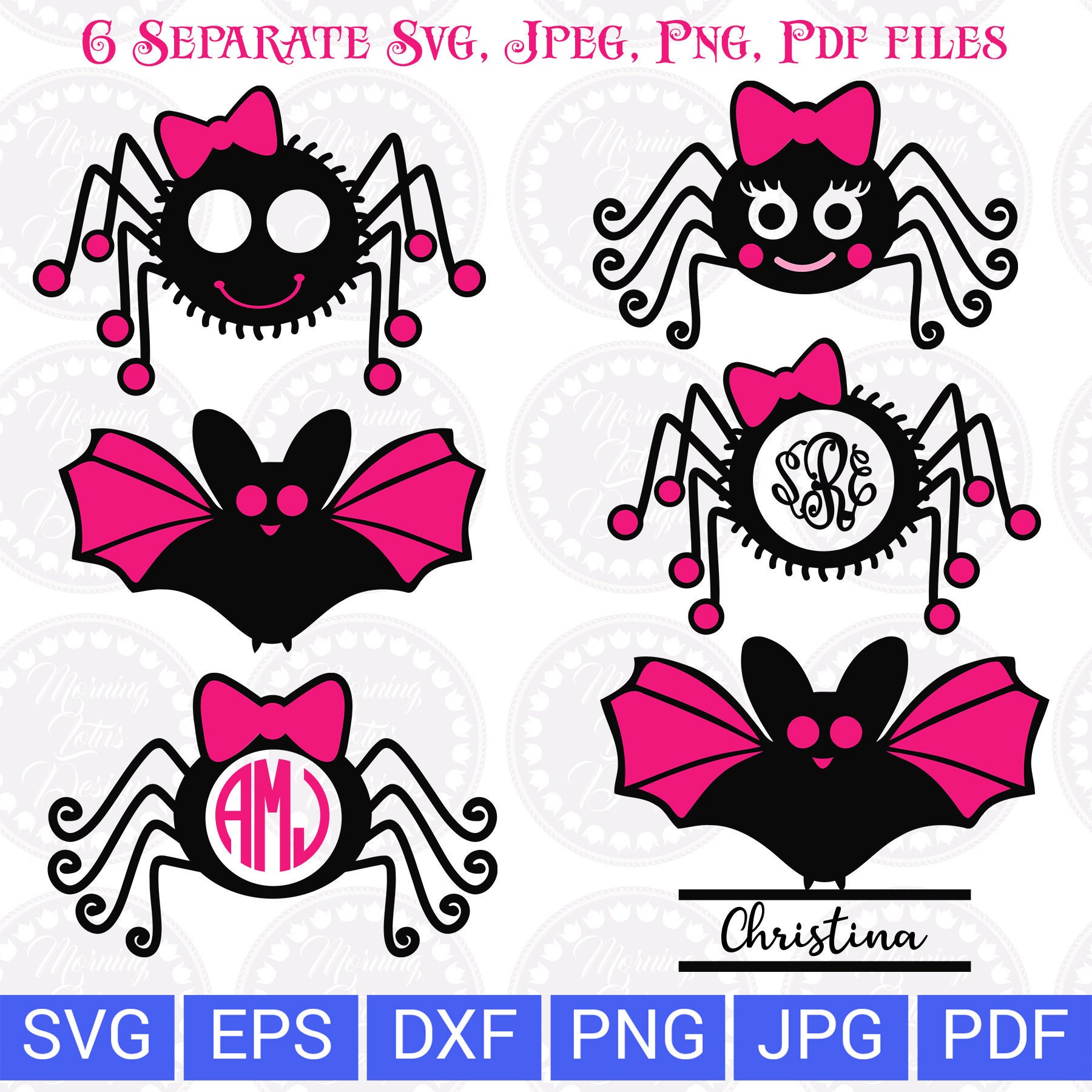 Halloween Svg Cute Bat Svg Bat Monogram Svg Halloween Monogram - Etsy