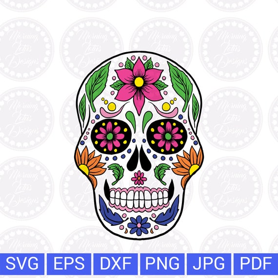 Download Sugar skull svg Day of the dead Skull svg Mexican skull ...