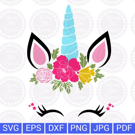 Download Unicorn Svg Unicorn Clipart Unicorn Face Svg Unicorn Face Etsy