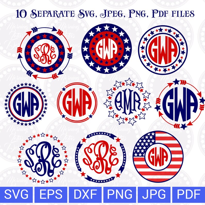 Free Free American Flag Monogram Svg 408 SVG PNG EPS DXF File