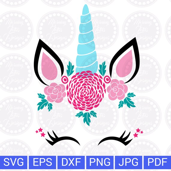 Download Free Unicorn Svg Unicorn Clipart Unicorn Face Svg Unicorn Face Etsy SVG Cut Files