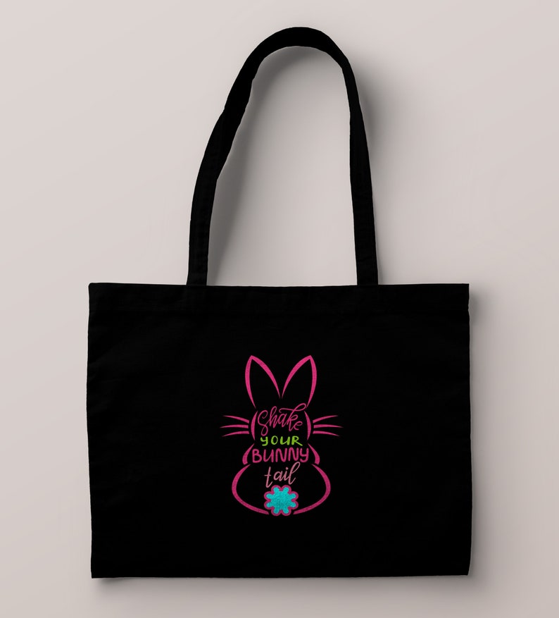 Shake your bunny Easter Svg Bunny tail Easter clipart ...