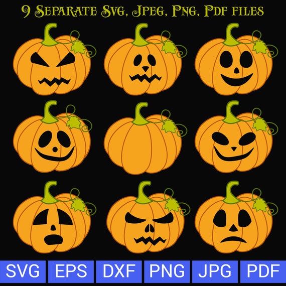 Free Pumpkin Faces Svg Files