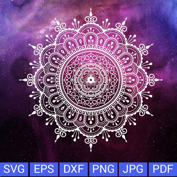 Download Mandala Svg Zentangle Svg Mandala Clipart Monogram Svg Mandala Etsy