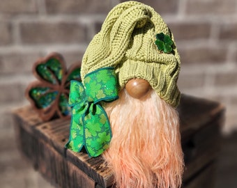 Gnome, Gnome Decor, Saint Patricks Day, Gnome Shelf Sitter,