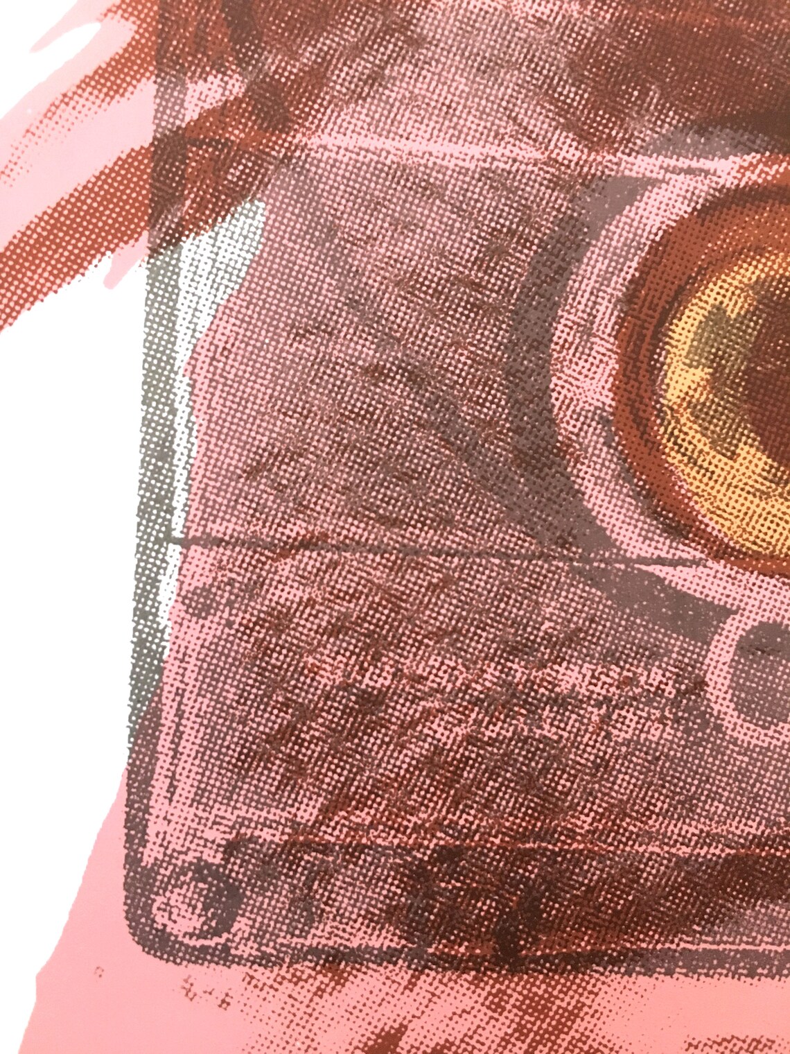 Eule und Band Kassette Siebdruck RetroKunst Etsy