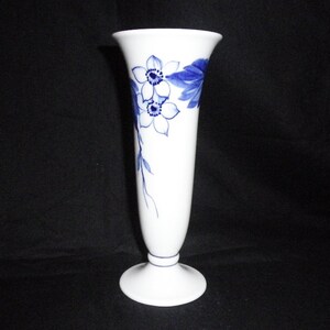 Vintage Vase Hutschenreuther Selb 1940er Jahre, Blumenvase, Art Deko, Vase mit Blütenmotiv Bild 2