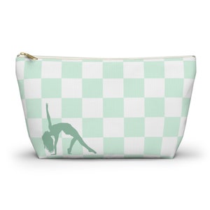 Dancer survival kit dance makeup bag dance team canvas pouch dance hair bag dancer cosmetics