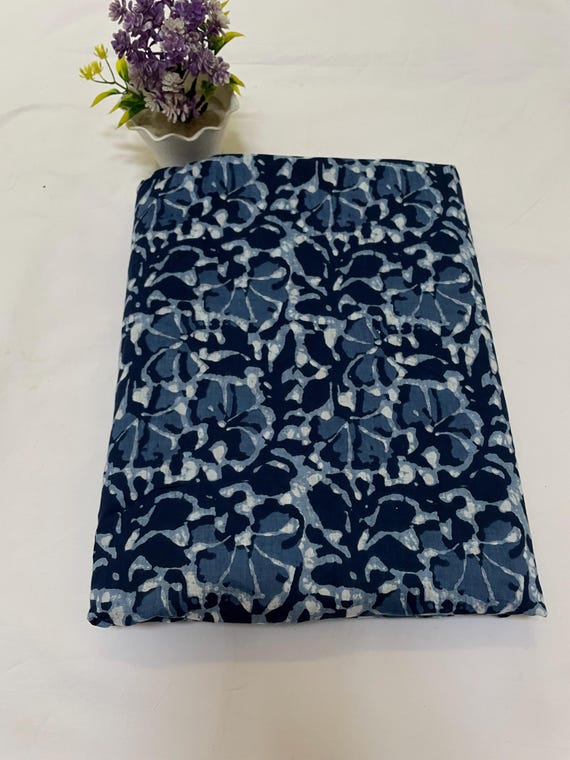 indigo cotton dress material Indigo Cotton Denim Fit and Flare Sleeveless Dress 64" / Tall (5'7" and above)