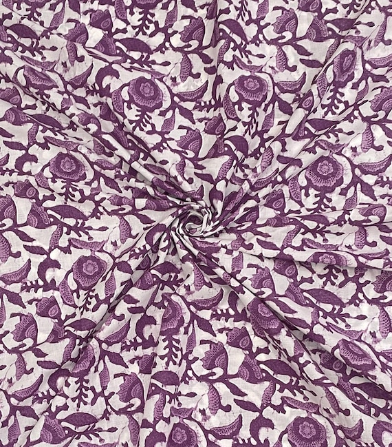 open lace back dress Liberty-Like Ditsy Floral Printed Cotton Lawn - Purple / Lavender / Orchid  / White main image 1