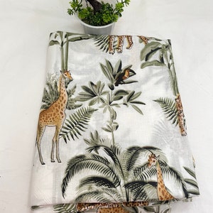 Designer Heavy Weight Leopard Jacquard Textured Upholstery