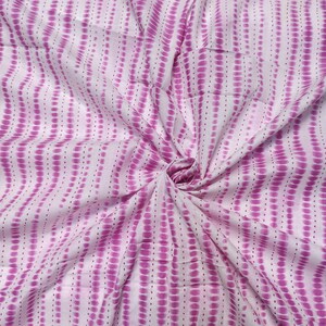Purple Tie Dye Print, Soft Fabric, Sustainable Fashion, 100% Cotton, Sewing Fabric, Dress Material By Yard