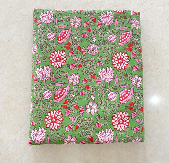 Green And Red Floral Print Fabric, Sustainable Fashion, 100% Cotton, Sewing Fabric, Dress Material By Yard Green And Red Floral Print Fabric, Sustainable Fashion, 100% Cotton, Sewing Fabric, Dress Material By Yard