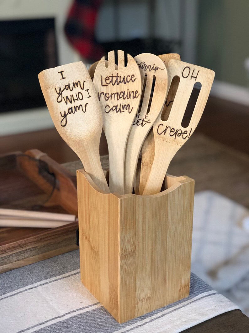 Custom Wooden Spoons & Spatulas Etsy