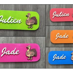 Small Turkey door sign – Small door sign to personalize – Children’s decoration