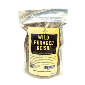Tranches de reishi sauvage Great Lakes Treats (4 oz)