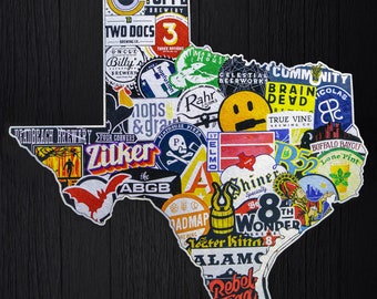 The Lone Sour State | Texas Craft Beer Signs | Beer Map, Bonus Room, Game Room, Wall Art, Wall Decor, Bar Decor, Man Cave