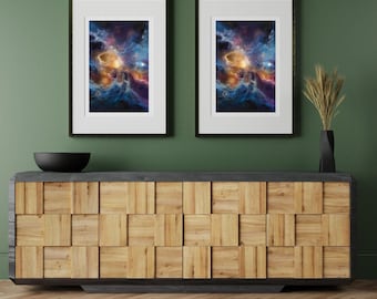 Celestial Nebula 6 - Space Wall Art Print, Digital Download, Printable Galaxy Artwork, Sci-Fi Nebula Poster, Instant Download, Home Decor