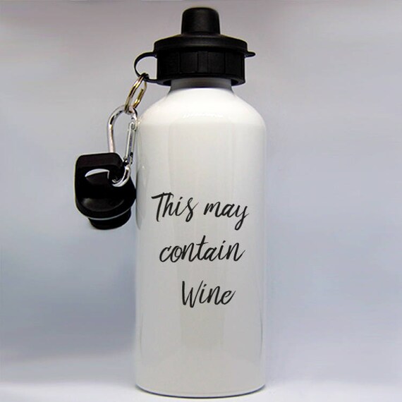 Personalised water bottle funny saying This may Etsy