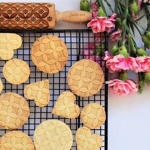 CHINESE PATTERN engraved rolling pin for cookies, embossing rolling pin, engraved by laser, stamp for cookies