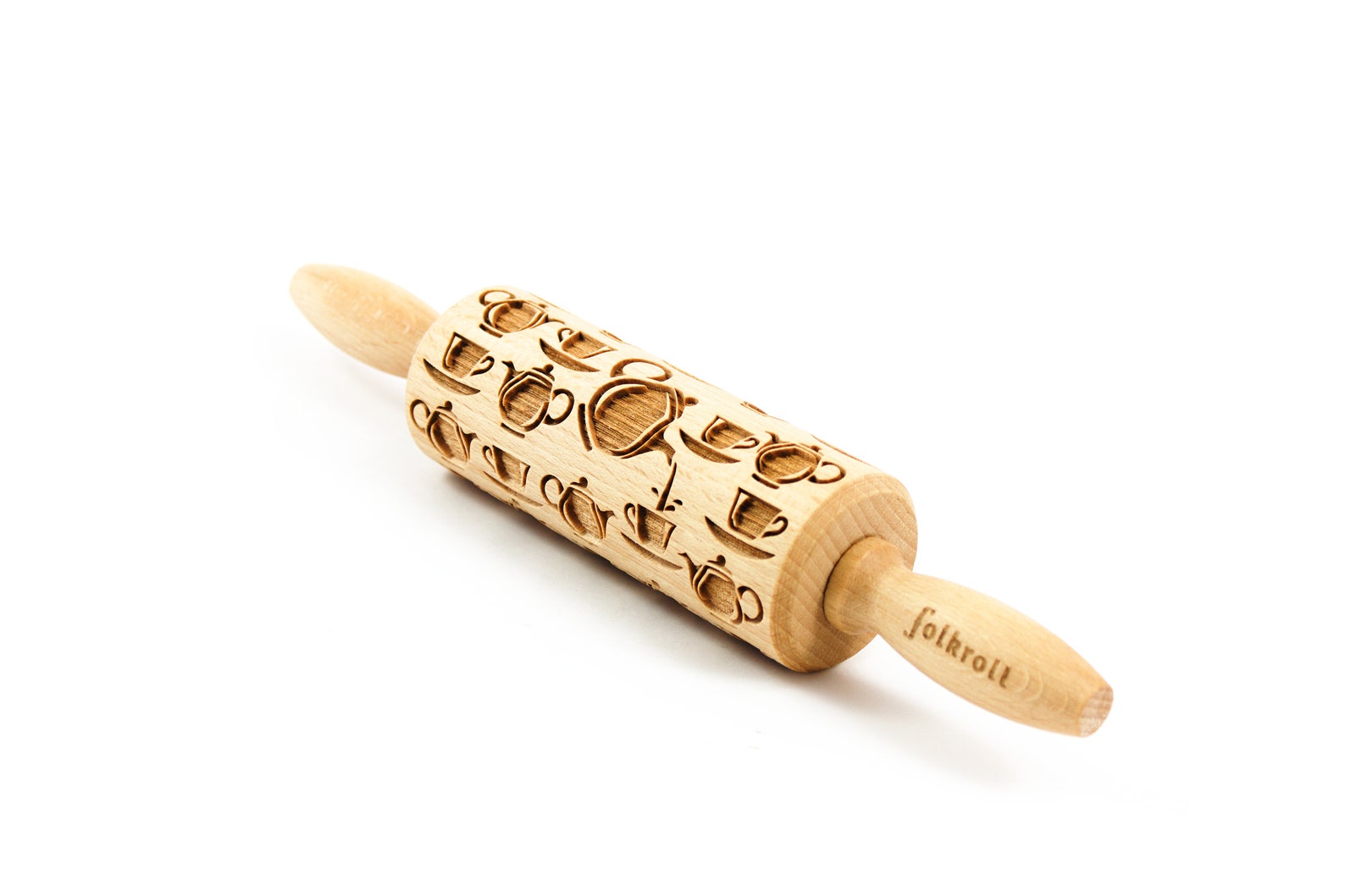 TEAPOT Engraved Rolling Pin for Cookies Embossing Rolling Etsy