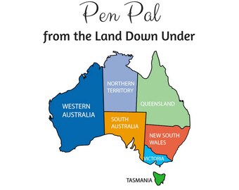 Pen Pal - personalised letter PLUS gift from Australia - Happy Mail - Snail Mail - Kids Mail