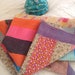 Couvre-lit en coton patchwork tapisserie perles housse de lit