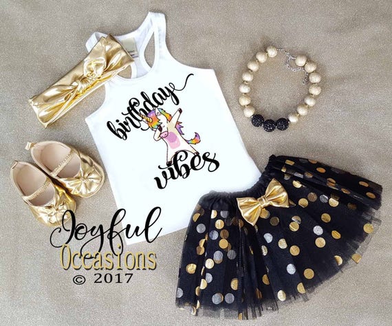 girls birthday outfits black
