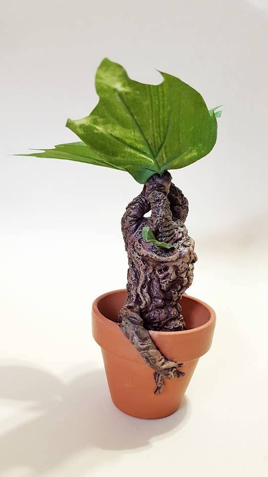 Mandrake Harry Potter Herbology Harry Potter Replica Mandragora Hogwarts  Statue