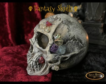 Fantasy Skull- Precious Stones