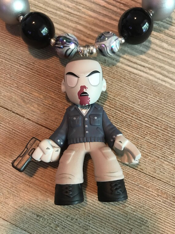 Shane Zombie From The Walking Dead Inspired Chunky Beaded Etsy