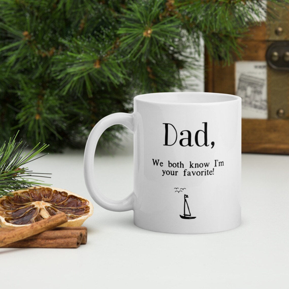 A Dad mug a gift for Dad. Dad Christmas Gift or Father's  Etsy