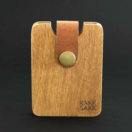 Walnut Wood Wallet and Card Holder Etsy