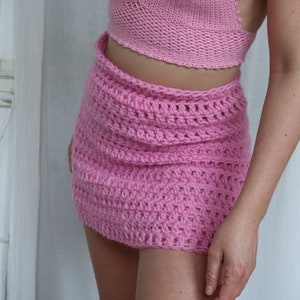 Chunky Wool Skirt Crochet Pattern (ENG/DA)