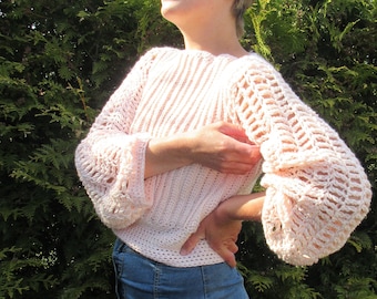 Enit Sweater Ribbed Crochet Pattern (ENG)