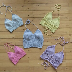 Crochet top Mirabel top Crochet Shapewear Bra Cups Sporty Scandinavian Mesh Body Open Back Crochet Pattern (ENG/DA)