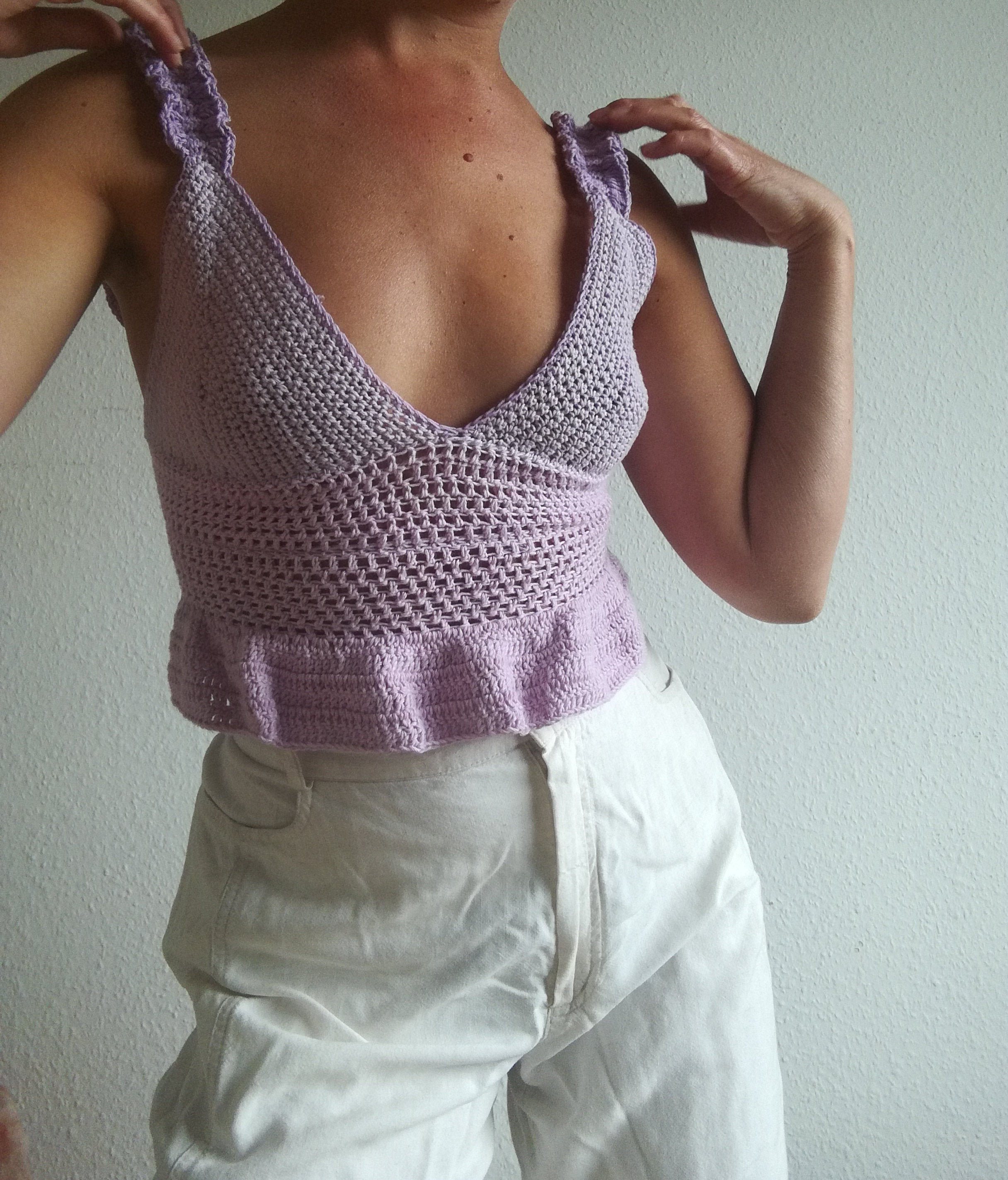 Peplum crochet cheap skirt