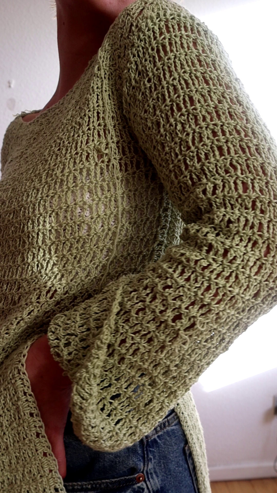 Mesh Dress High Slits Crochet Pattern Etsy Denmark